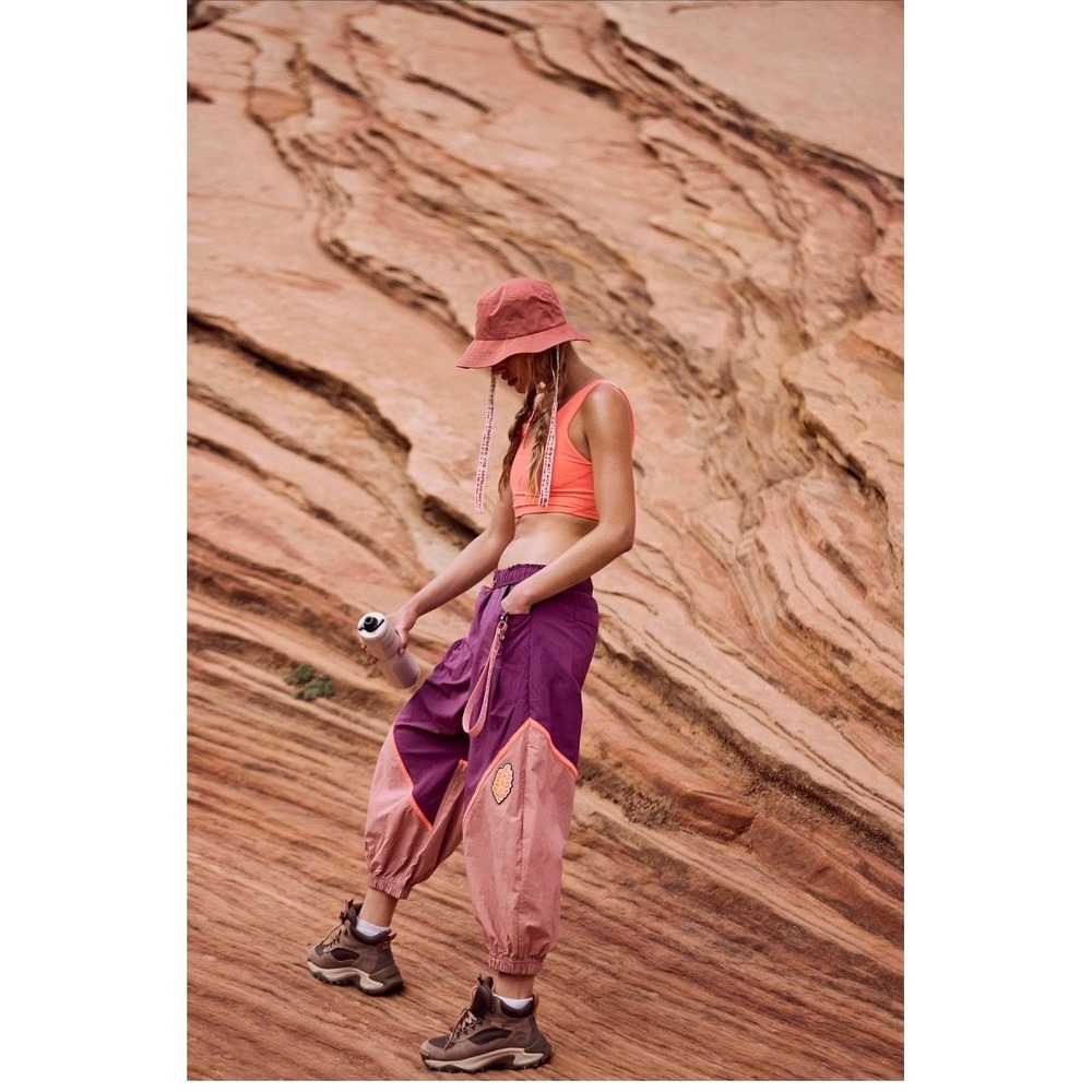 FP Movement by Free People Free Flow Pants New Medium Purple Pink Joggers retro